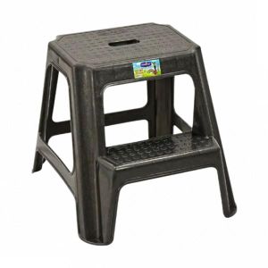 Kenpoly Step Stool 4008  Heavy Duty Plastic Stool  Multipurpose Household Step