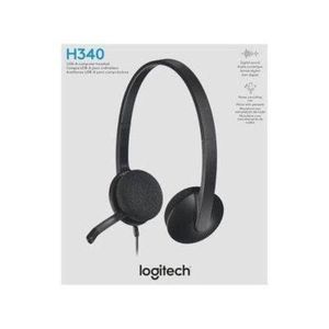 Logitech H340 USB Headset with Noise-Canceling Mic