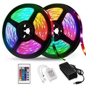 5M RGB LED Strip Lights with Remote Control & Color Changing Room Lights