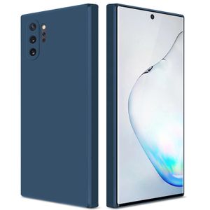 Soft Silicone Slim Fit Cover Anti-Scratch Shockproof Case for Samsung Galaxy Note 10 Plus - Blue