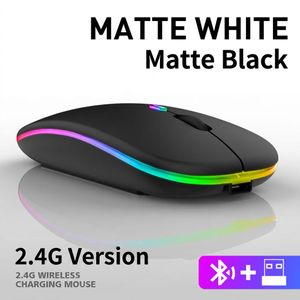 Black RGB Light Bluetooth Mouse