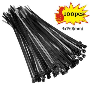 Plastic Disposable Zip Ties / Cable Tie-100pcs