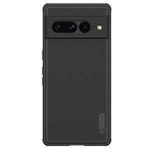 Nilkin Google Pixel 7 Pro (6.7" Inch) Super Frosted Shield Pro Hard Back Soft Border (PC + TPU) Shock Absorb Cover Raised Bezel Camera Protect Black Color