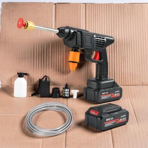 Strong Stable Performance High Efficiency Portable 96V Cordless Rechargeable Pressure Washer Gun Machine