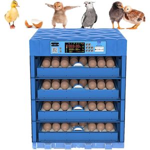 256 Eggs Fully Digital Egg Hatching Incubator Machine, Fully Automatic Turning and Humidifier 