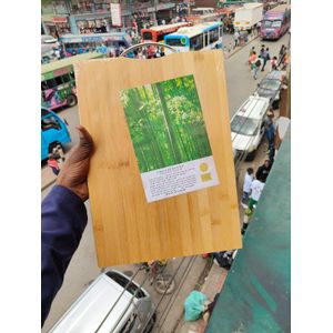 Large Wooden Chopping Board – Durable Kitchen Board for Cutting & Food Prep