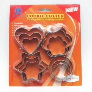 Metallic Cookie Cutter Set – Stainless Steel Baking & Dough Shaping Tools