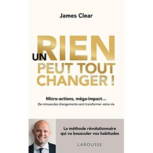 Jung Hann "Un Rien Peut Tout Changer!" Book By James Clear - French Version
