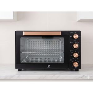 sarahtech 45L Baking Oven Electric Rotisserie Oven For Baking And Grilling + Two Electric Hotplates (1700W ELECTRIC OVEN)