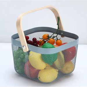 Alloy  Portable fruits storage baske
