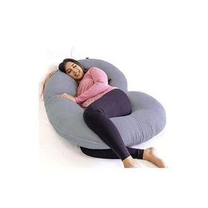 C Pregnancy Pillow- Grey