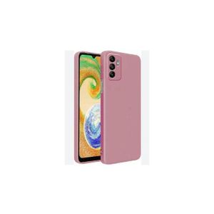  Silicone Back Cover for Samsung Galaxy A04s - Pink, anti-fingerprint, anti-scratch, durable silicone case