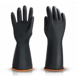 Heavy Duty Chemical Resistant Gloves/Rubber Gloves