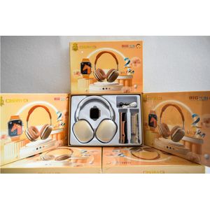 Smartwatch C9 Ultra Smart watch with P9 Headphone for Men and Women, wireless charging with FitnesscTracker, Blutooth Call, Sport Mode, Activity Trackers Compatible with iPhone and Android Phones, Crown C9 Smart Watch Suit with Headphones and 4 straps