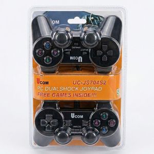 Dual Shock USB Gamepad Controller Double Shock, 11 Buttons Joystick for PC Gaming
