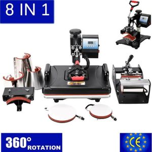 8 In 1 Heat Press Machine T Shirt,Mug,Cap Transfer