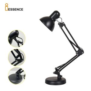 Architect Style Adjustable Desk Lamp E27 Clamp Table Reading Study Office Lighting