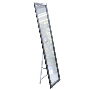 A-39 Black Dressing Mirror  Full Length Wall Mirror  Bedroom Vanity & Stand Mirror