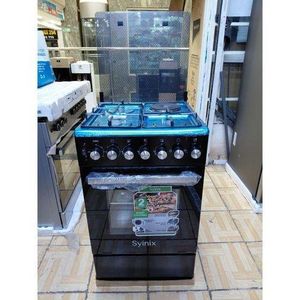 Syinix 50 by 55 standing cooker with electric oven