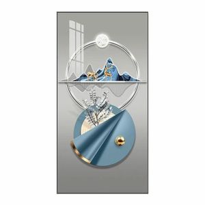 Crystal Porcelain Decorative Wall Painting – 30x50cm Crystal Design Wall Art