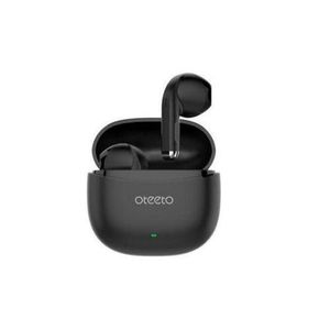 oteeto OT201 Bluetooth Headsets Stereo Wireless Earphones Earpods Wireless Earbuds with Noise Cancellation and Touch Controls - Black