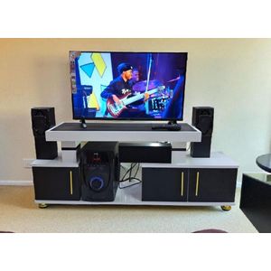 Istanbul 1 Modern TV Stand – Strong MDF Build, Elegant Design, LED Lights