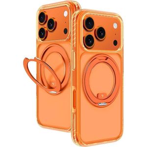 Cover For IPHONE 17PROMAX Case Metal Ring Kickstand CASE  Shockproof