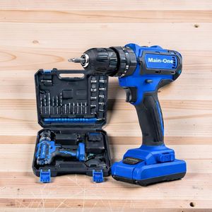 Main-one Low-Cost Compact Design Professional Cordless Drill With Drilling And Impact Functions