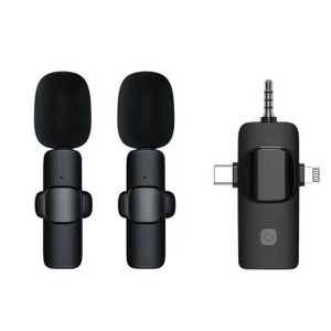 K15 High Quality Wireless Lavalier Lapel Microphone for YouTube Shorts and Reels