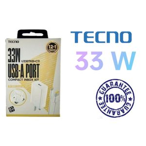Tecno Camon 30 Pro 5G 33W Fast Charger-White