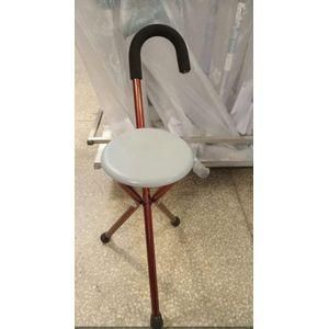 Medical Adjustable Walking Stick With Seat