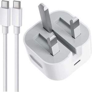 Apple iPhone 16 Plus Charger, 35W USB C Charger with USB-C to C Fast Charing/Data Cable (2m)