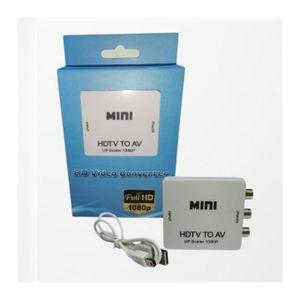 Integrated Audio Output Newest USB-Powered 1080P Full HD Mini HDTV To AV Converter