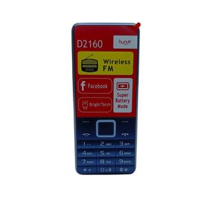 Bundy D2160 1.7" Display Dual Sim Wireless FM/BT/Earphone Port Bright Torch 1150mAh Battery Feature Phone