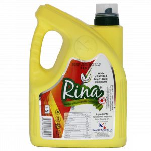 Rina Vegetable Oil 5L  Triple Refined  Ideal for Frying  5 Litre Family Size