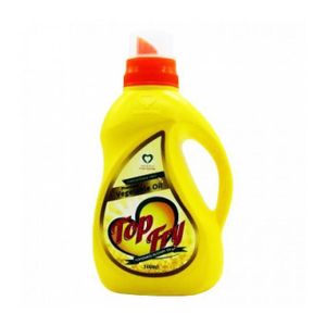 Top Fry Vegetable Oil 500ml - All Natural, Cholesterol Free with Vitamins A & B, Light Taste for All Purpose Cooking
