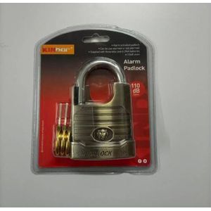 Kinbar 110dB Heavy-Duty Alarm Padlock – Anti-Theft Security Lock