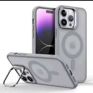 METAL LENS STAND MAGNETIC FOR MAGSAFE CASE FOR IPHONE 17 AIR MATTE WIRELESS CHARGE COVER/CASE
