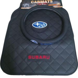 Subaru High Quality Custom Made and Branded Car Floor Mats and Steering Wheel