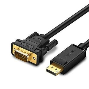 Ugreen  DP Male to VGA Male Cable 1.5m (Black) – DP105 UG-10247