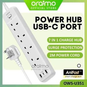 Oraimo Quality Long Lasting Powerhub Extension with Type C and USB Charging Ports