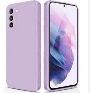 Samsung Galaxy S21 Phone Cover, Soft Silicone Shockproof Back Case, Slim Fit Anti-Fingerprint Protective Phone Case with All-Round Protection