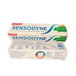 Sensodine Fresh Mint TOOTHPASTE 24/7 SENSITIVITY PROTECTION + Strong Teeth & Healthy Gums cf