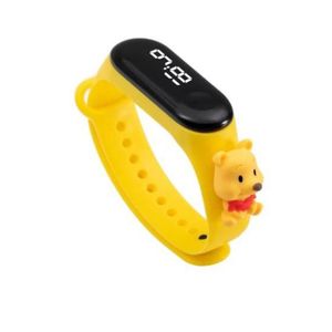 Children Watch Birthday Gift For Child Boy / Girl Smart LED Digital Cartoon Kids Watch, Waterproof Bracelet Wristwatch made of silicon material 