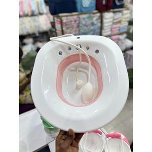 Sitz Bath For Toilet Hemorrhoids - For Pregnant Women Postpartum Or Hemorrhoids, Non-Foldable Hanging Storage Large Capacity Private Care Wash Anti-Overflow Toilet Seat