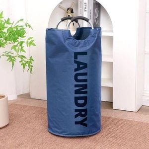 Foldable Large capacity Laundry Bag for dirty clothes Oxford fabric - 90L