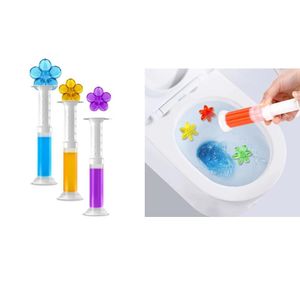 4 pieces Toilet Cleaner-Bathroom Cleaner-Toilet Refills-Flower Toilet Gel Stamp-Toilet Fresheners Gel Toilet-Air Fresher-Toilet Air Fresher-Toilet cleaner gel