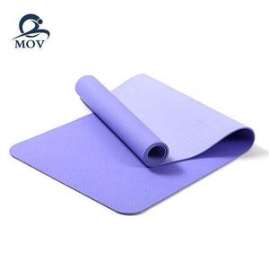 Yoga mats Double sided yoga Mat gym Anti-slip rubber cushion (pink)