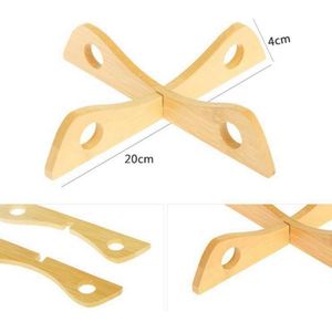 Bamboo Cross Pot Coaster / Holder – Heat Resistant