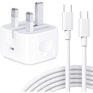 Apple  iPhone Charger, 35W USB C Charger with Type-C to C Fast Charing/Data Cable (1m)